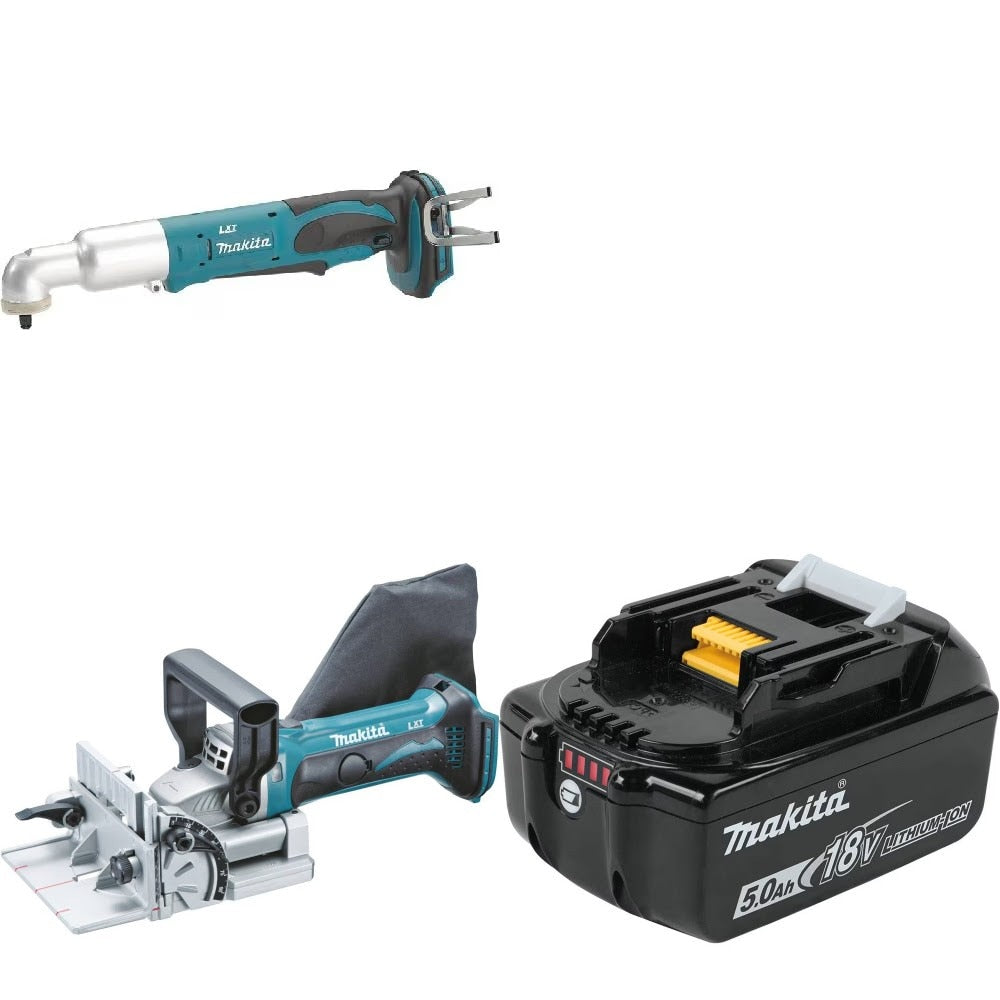Makita XLT02Z Angle Impact Wrench Kit W/ Plate Joiner and FREE 5Ah Battery