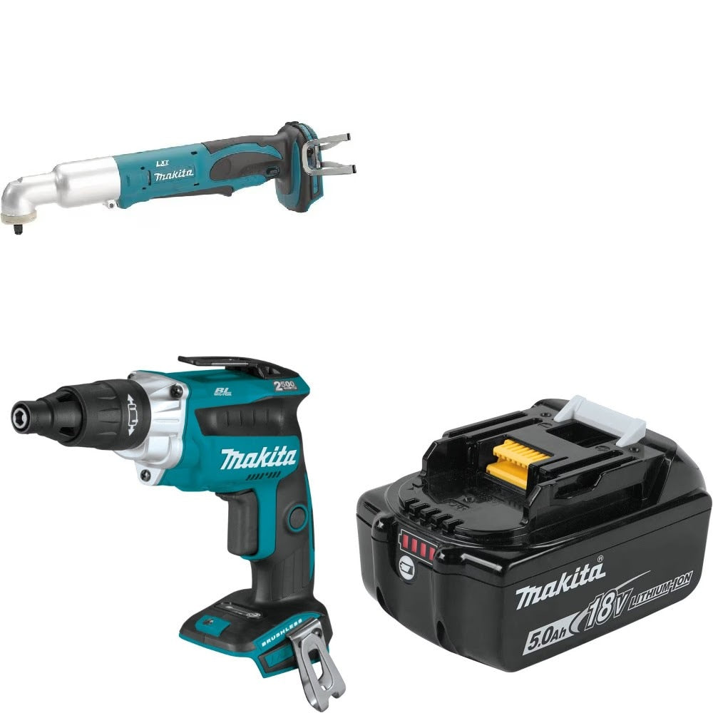 Makita XLT02Z Angle Wrench Kit W/ XSF05Z Driver and FREE BL1850B Battery