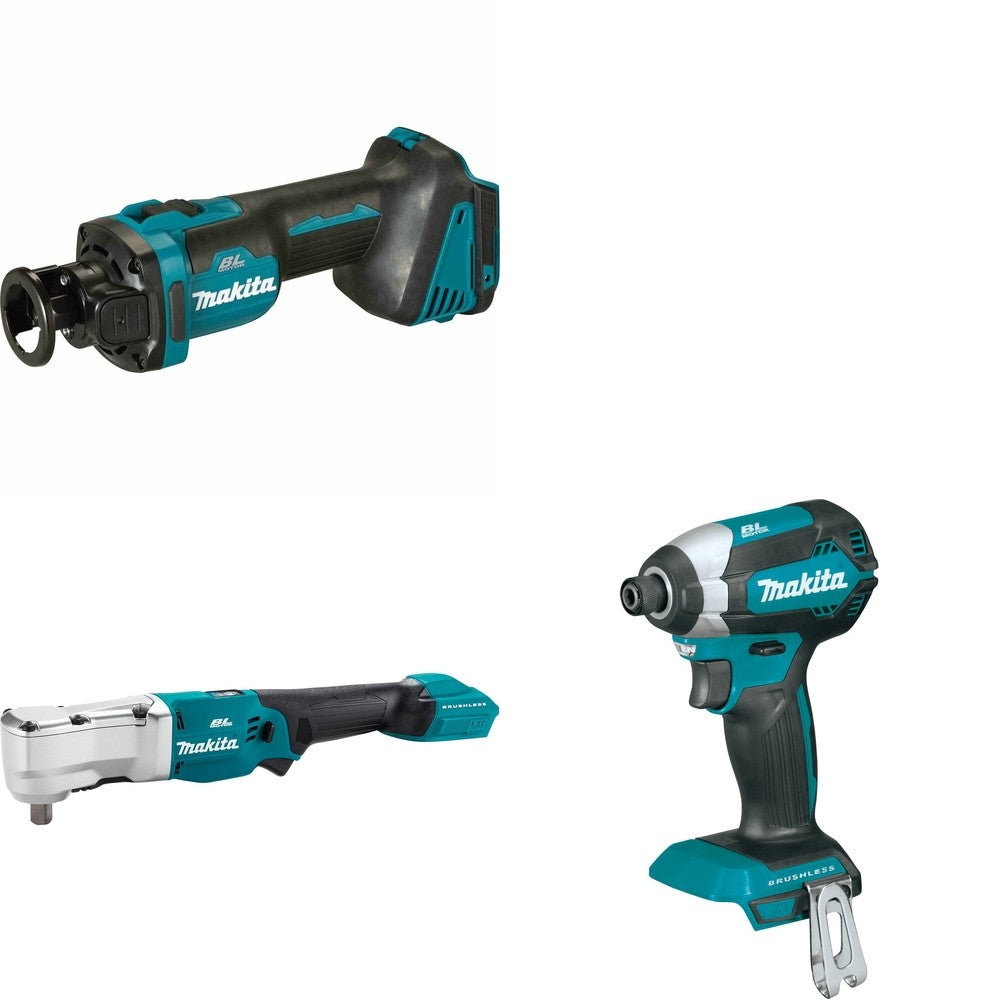 Makita XLT05Z Angle Impact Wrench W/ XOC02Z Cut-Out Tool and FREE XDT13Z Impact Driver