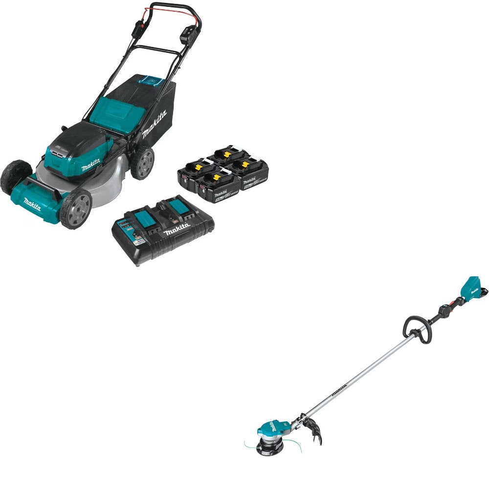 Makita XML07PT1 21in Lawn Mower Kit W/ FREE XRU15Z Trimmer