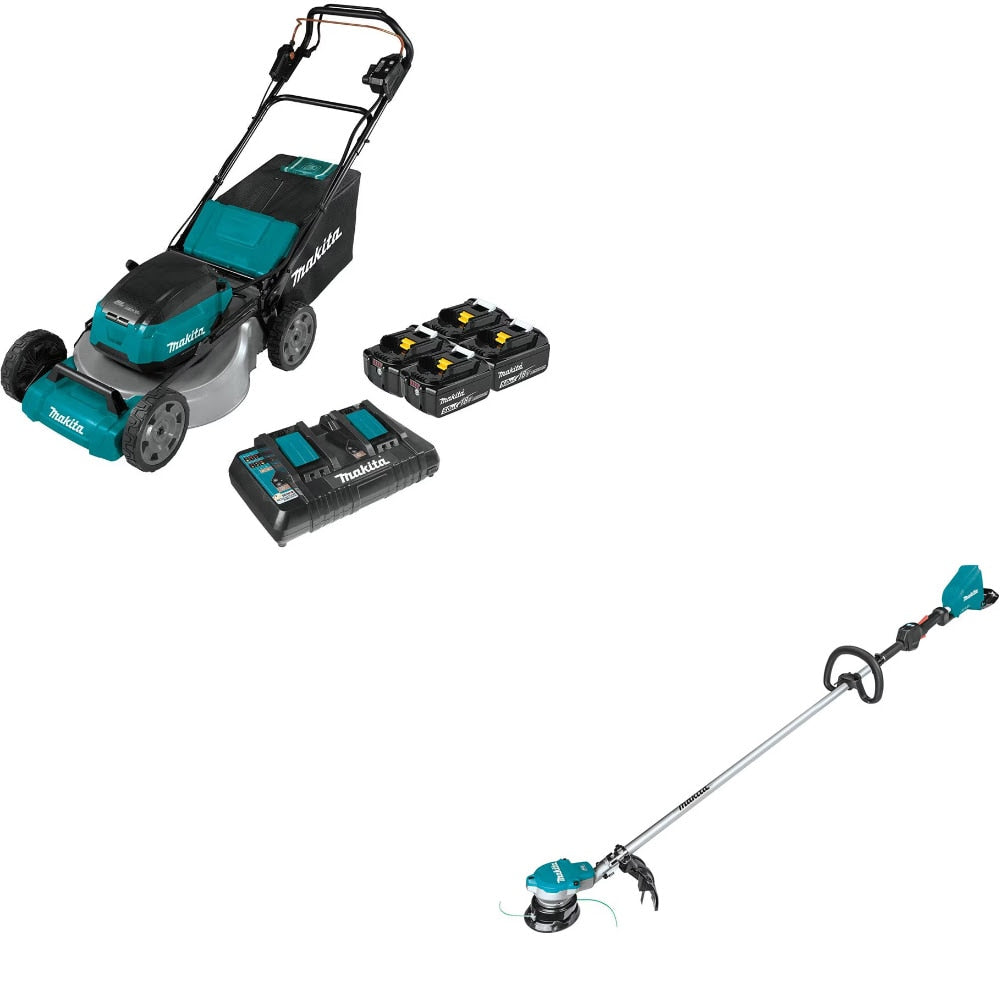 Makita XML08PT1 Lawn Mower Kit W/ FREE XRU15Z String Trimmer