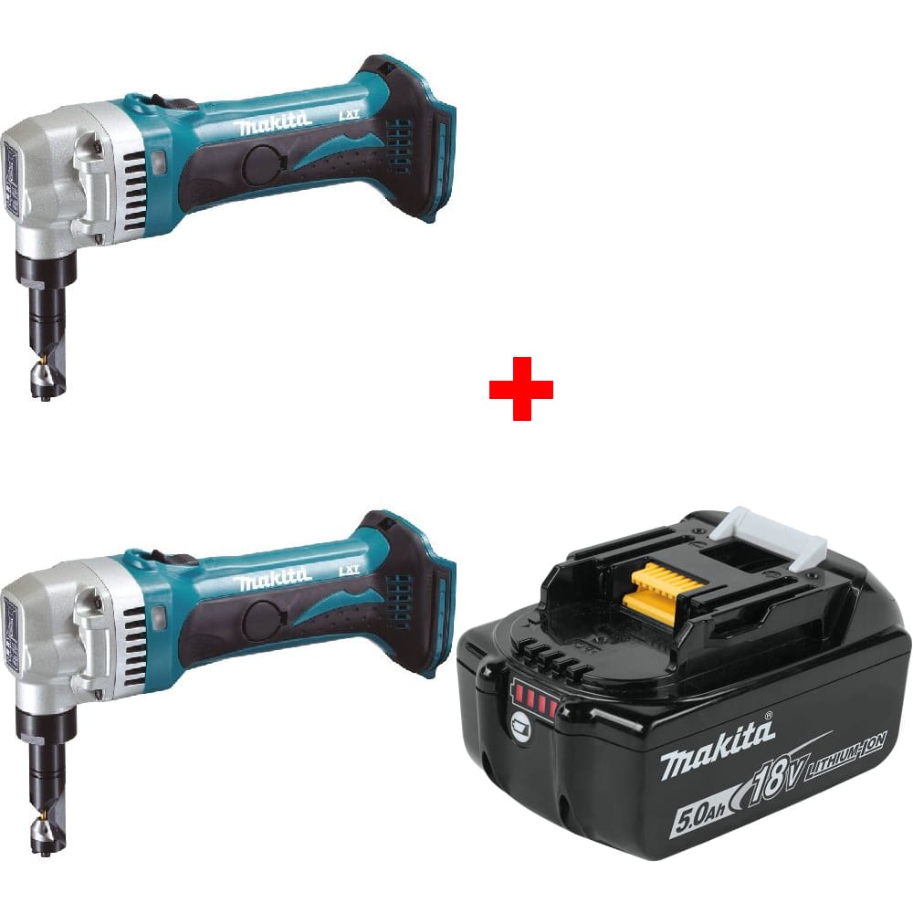 Makita XNJ01Z 18V LXT 16 Gauge Nibbler Bare Tool w/ FREE BL1850B 18V 5Ah Battery
