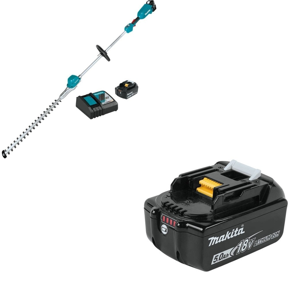 Makita XNU02T 24" Pole Hedge Trimmer Kit W/ FREE BL1850B Battery (5.0Ah)