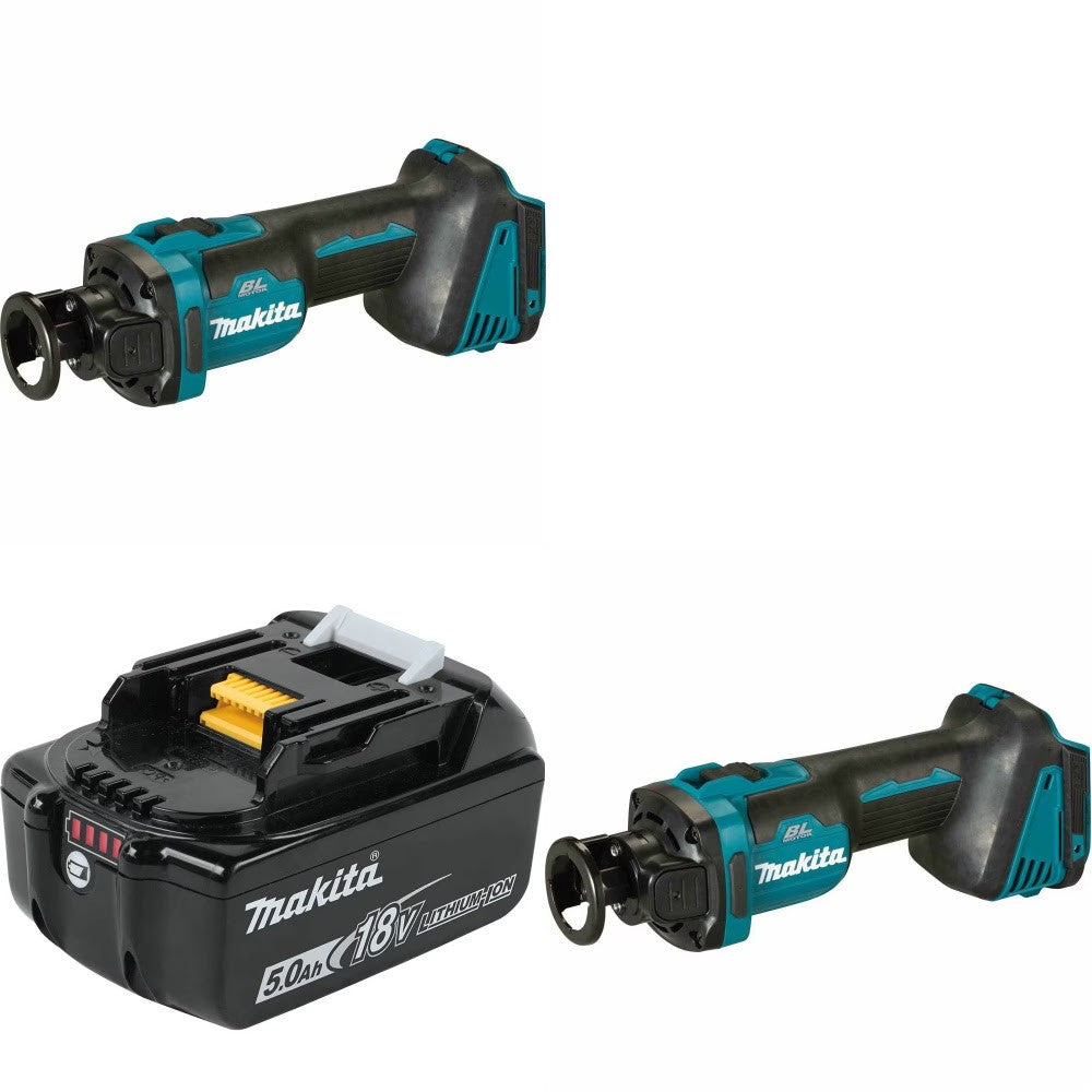 Makita XOC02Z Cut-Out Tool, 2 Pack Kit W/ FREE BL1850B 5.0Ah Battery