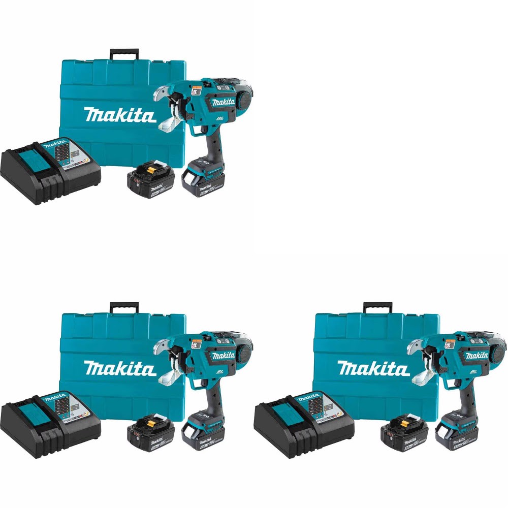 Makita XRT02TK Rebar Tying Tool Kit, 2 Pack W/ FREE XRT02TK Kit