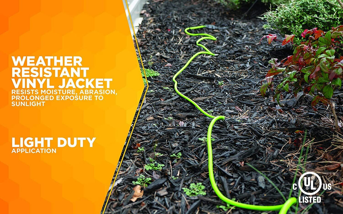 Yard Master 9940010 Outdoor Garden 120-Foot Extension Cord, Heavy Duty, Water Resistant, Super - 5