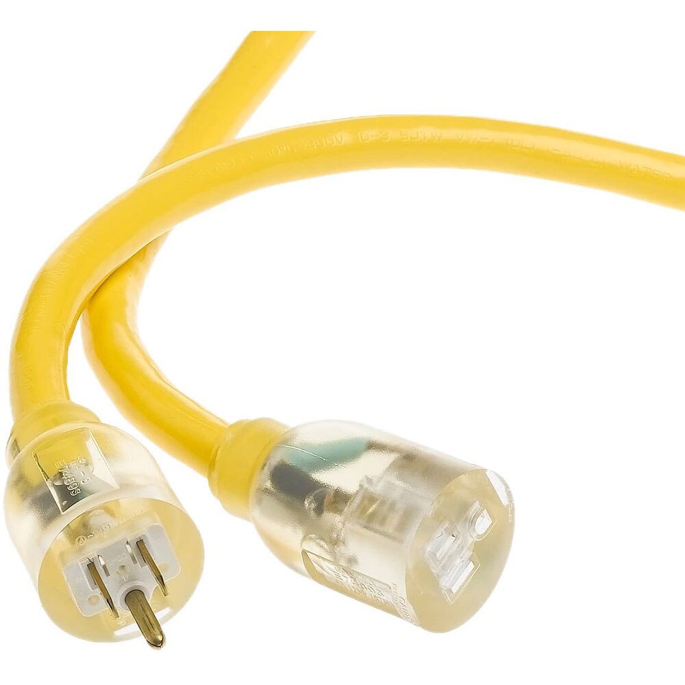 Yellow Jacket 2806 Contractor Extension Cord with Lighted End, 100 Foot - 2