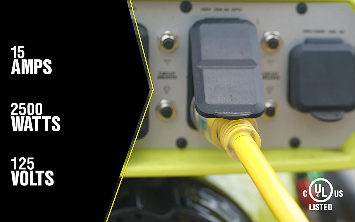 Yellow Jacket 2992 Generator Cord, 100 Foot - 4