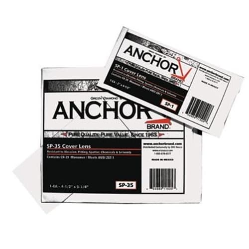 Anchor SP35 5 1/4" x 4 1/2" Cover Lens