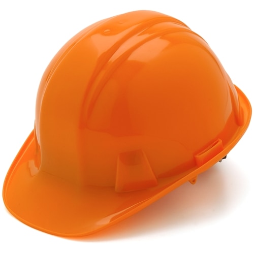Pyramex HP14040 Orange Cap Style 4 Point Snap Lock Suspension Hard Hat