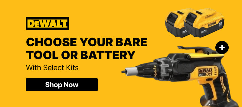 Grid - DeWalt Choose Your Bare Tool or Battery with Select Kits (from 10/23)