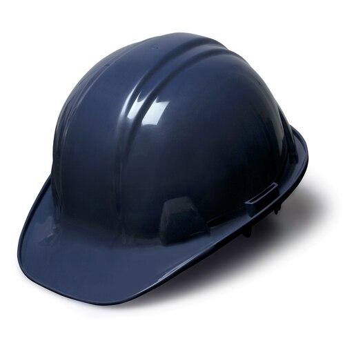 Pyramex HP14165 Dark Blue Cap Style 4 Point Ratchet Suspension Hard Hat