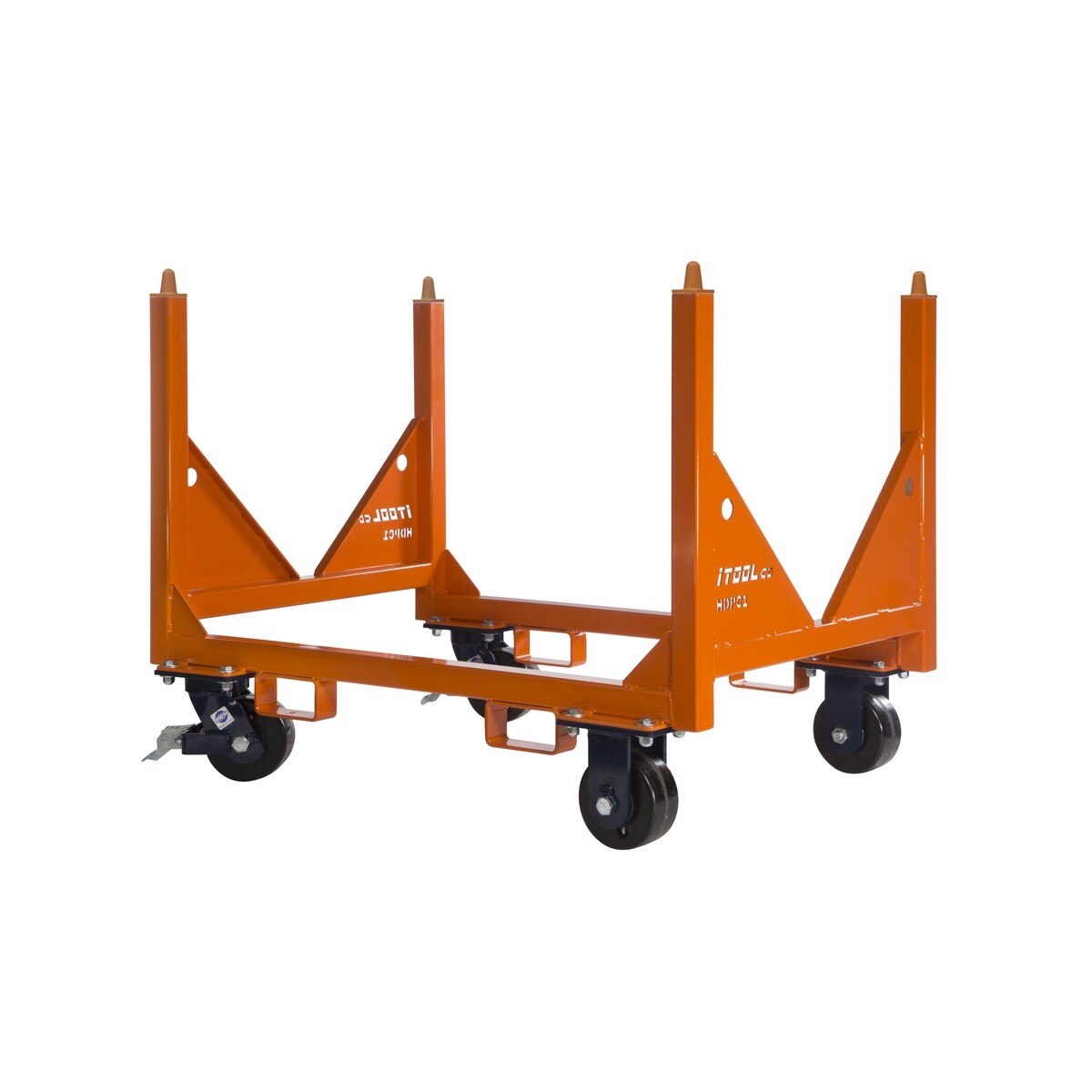 iTOOLco HDPC01S 48" L x 34.5" W x 35" H Heavy Duty Pipe Cart 2500 lb Load Capacity - 2