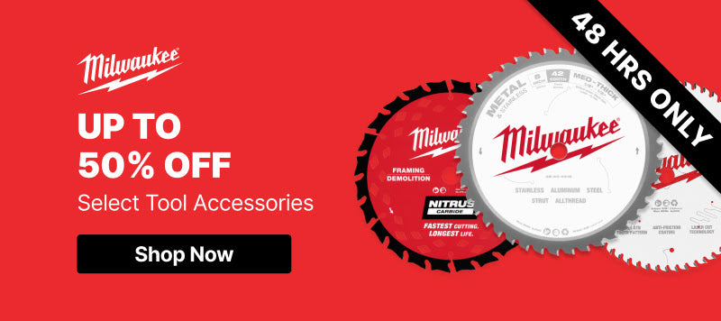 Up to 50% Off Select Milwaukee Tool Accessories