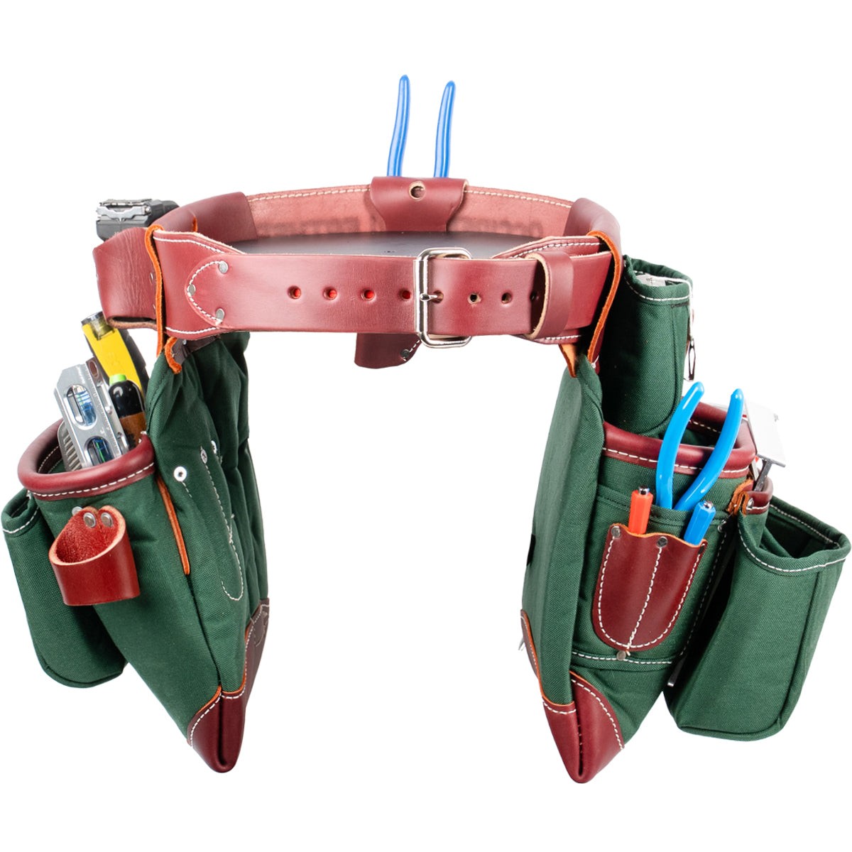 Occidental Leather 8585M Medium Heritage FatLip Tool Bag Set - 4