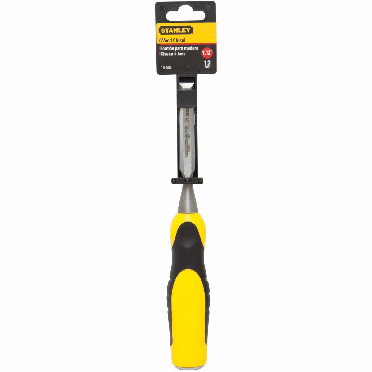 Stanley 16-308 Chisel Short Blade Bi-Material – 1/2" - 2