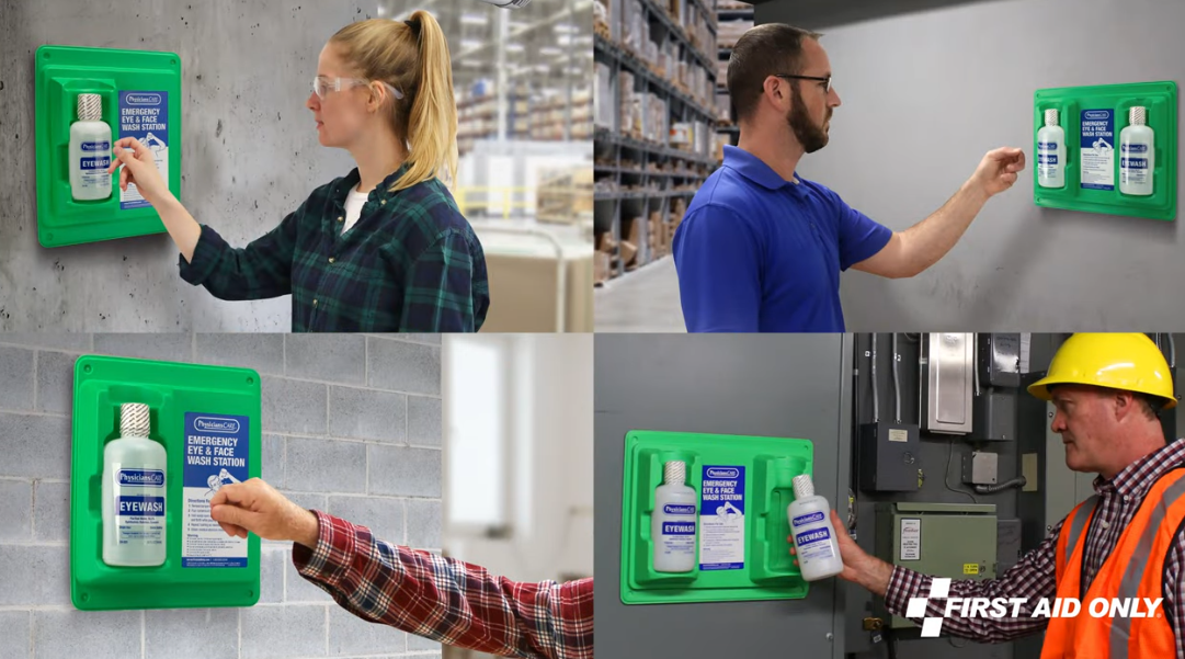 First Aid Only Eyewash stations