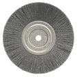 Weiler 01145 8" Narrow Crimped Wire Wheel, .008, 5/8" A.H., Packs of 2
