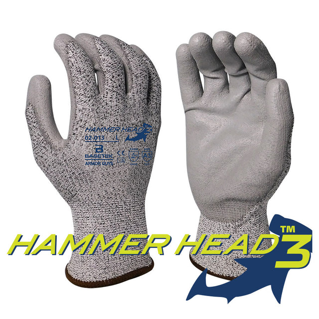 Armor Guys 02-013-XXL Hammerhead 3 , Salt & Pepper Hdpe [A3] 4442c Gloves