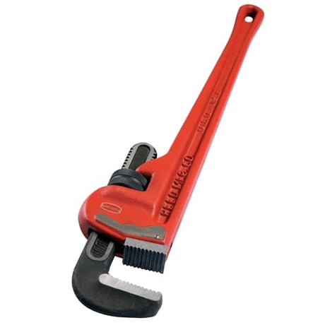 Reed RW24 Pipe Wrench, Heavy Duty, Ductile Iron - Straight 24"