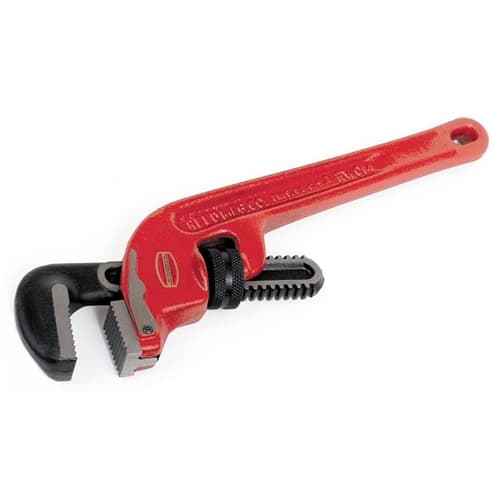 Reed RWO10 Pipe Wrench, Heavy Duty, Ductile Iron - Offset 45 10"