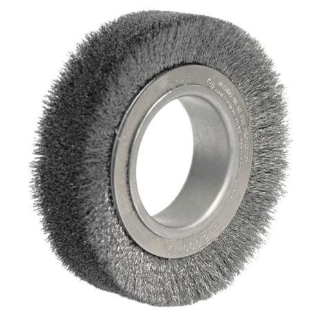 Weiler 03000 4-1/2" Crimped Wire Wheel, Wide Face, .006, 2" A.H.