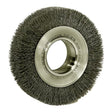 Weiler 03510 6" Crimped Wire Wheel, Wide Face, .0118 SS, 2" A.H.
