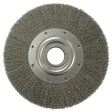 Weiler 03680 12" Crimped Wire Wheel, Wide Face, .014 SS, 2" A.H.