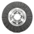 Weiler 06160 10" Medium Crimped Wire Wheel, .014, 2" A.H.