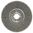Weiler 06190 12" Medium Crimped Wire Wheel, .014, 2" A.H.