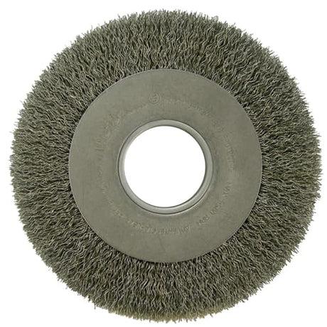 Weiler 06620 8" Medium Crimped Wire Wheel, .020, 2" A.H.