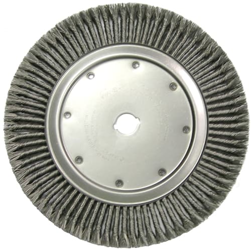 Weiler 08319 14" High Compliance Knot Wheel, .014, 1-1/4" A.H., Packs of 2