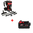 Milwaukee 0885-20 M18 3-in-1 Vacuum w/ FREE 48-11-1850 XC5.0 Battery Pack