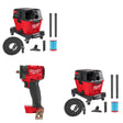 Milwaukee 0910-20 Wet/Dry Vacuum, 2 Pack Kit W/ 2854-20 Impact Wrench