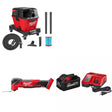 Milwaukee 0910-20 M18 FUEL Vacuum W/ 2836-20 M18 Multi-Tool & FREE Starter Kit