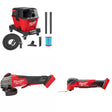 Milwaukee 0910-20 Wet/Dry Vac Kit W/ 2888-20 Grinder and 2836-20 Multi-Tool