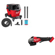 Milwaukee 0910-20 Wet/Dry Vacuum Kit W/ 3670-20 Braking Grinder