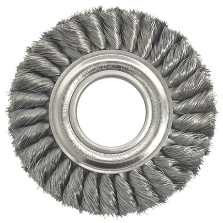 Weiler 09160 6" Standard Twist Wire Wheel, .0118, 2" A.H., Packs of 5