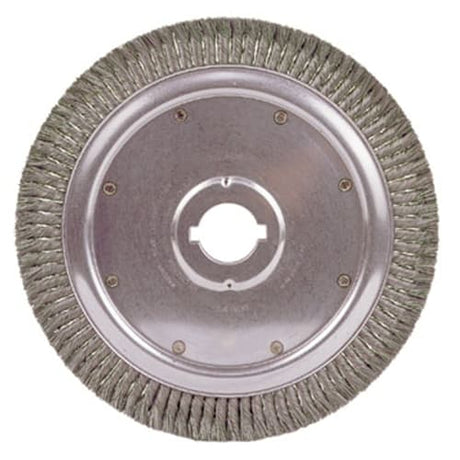 Weiler 09799 14" 90 Knot Wire Wheel, .016, 1-1/4" A.H., Packs of 2