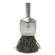 Weiler 10017 3/4" Crimped Wire End Brush, .006 SS