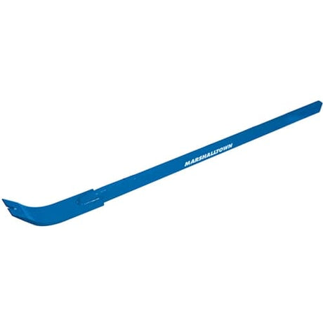 MarshallTown 10453 Monster Pry Bar, All Steel 56"L, Open Angle Sharp Pry Bend (Blue)