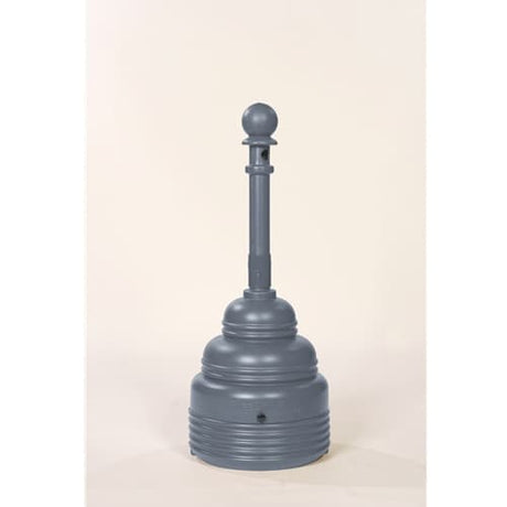 Eagle 1208GRAY SafeSmoker Receptacle - Poly w/Metal Bucket-Gray