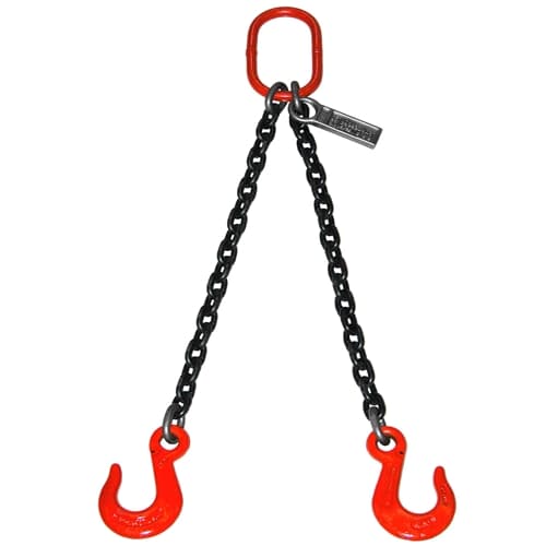 Lift All 78DOSW8X8 Sling Chain, Double Oblong Hook, 7/8x8