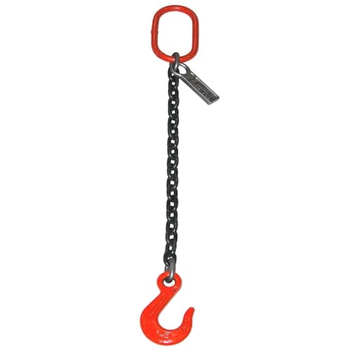 Lift All 1SOSW8X8 Sling Chain, Single Oblong Hook, 1x8