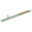 MarshallTown 14876 42" Plaster Darby-Single Serrated Edge-Keyhole Handle