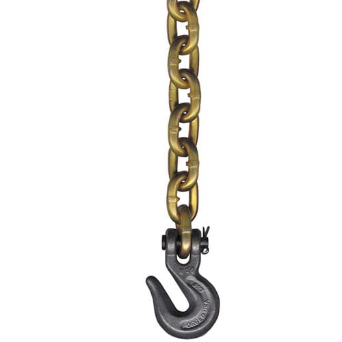 Lift All 16005L G70 Long Binder Tiedown Chain with Clevis Grab Hook, 5/16"x20'