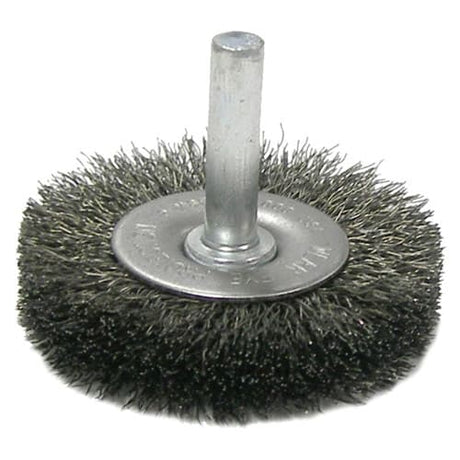 Weiler 17955 2" Radial Wire Wheel, .008, 1/4" Stem, Packs of 10