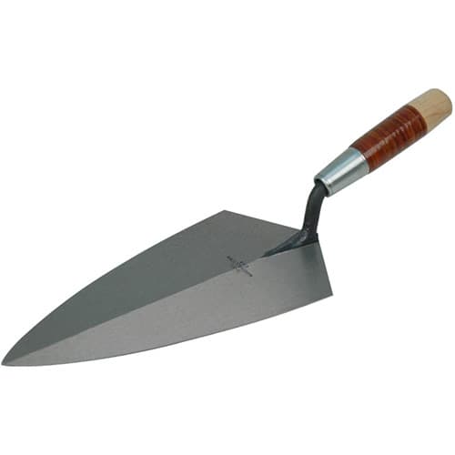 MarshallTown 19L10 10306 - 10" Brick Trowel Philadelphia Pattern-Leather Hdl