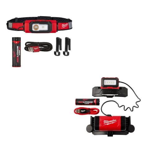 Milwaukee 2116-21 Hard Hat Light Kit W/ 2118-21 Headlamp