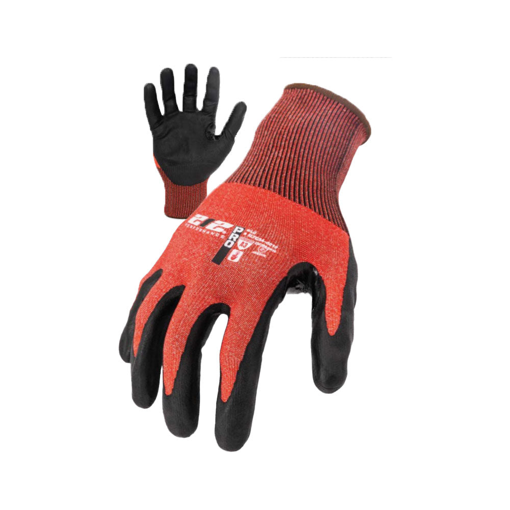 212PRO SLTC3A-0207 Seamless Foam Nitrile ANSI Cut 3 A3 PRO Gloves, Red, XS - 2